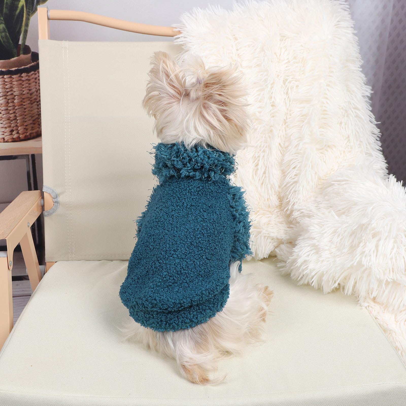 Dog Clothes Dog Sweater For Chihuahua Dachshund Yorkie Soft Thickening Dogs Shirt Puppy Sweater For Dogs Small Dog Sweaters, Gre